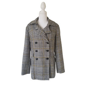 I.N. Studio Women's Blend Double Breasted Jacket - Size 12